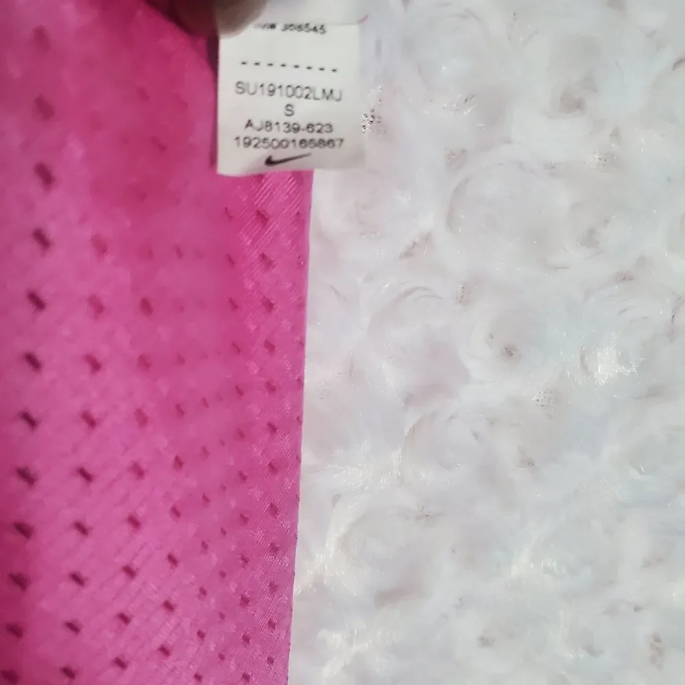 Nike Dri-FIT Hot Pink Perforated Racerback Tank Top Size S